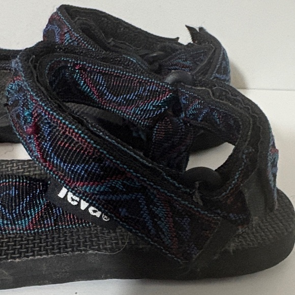 Teva Black and Blue Patterned Sandals - Picture 5 of 5